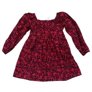 GAP Kids dress, red floral, size XS